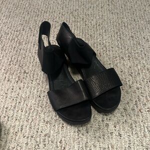 Eileen Fisher platform sandal